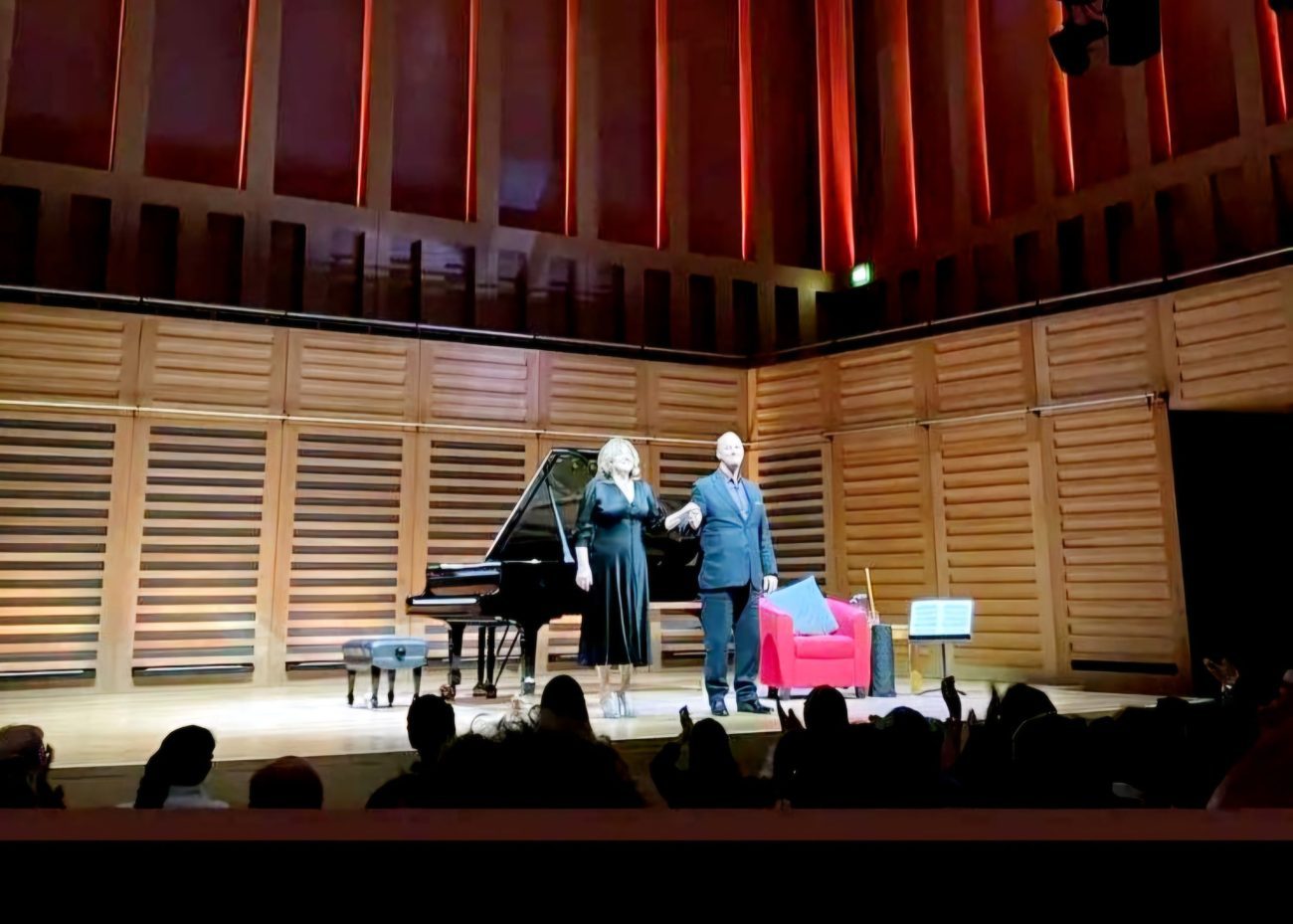Lucy Parham and Tim McInnerny perform Elégie at Kings Place, London 2023